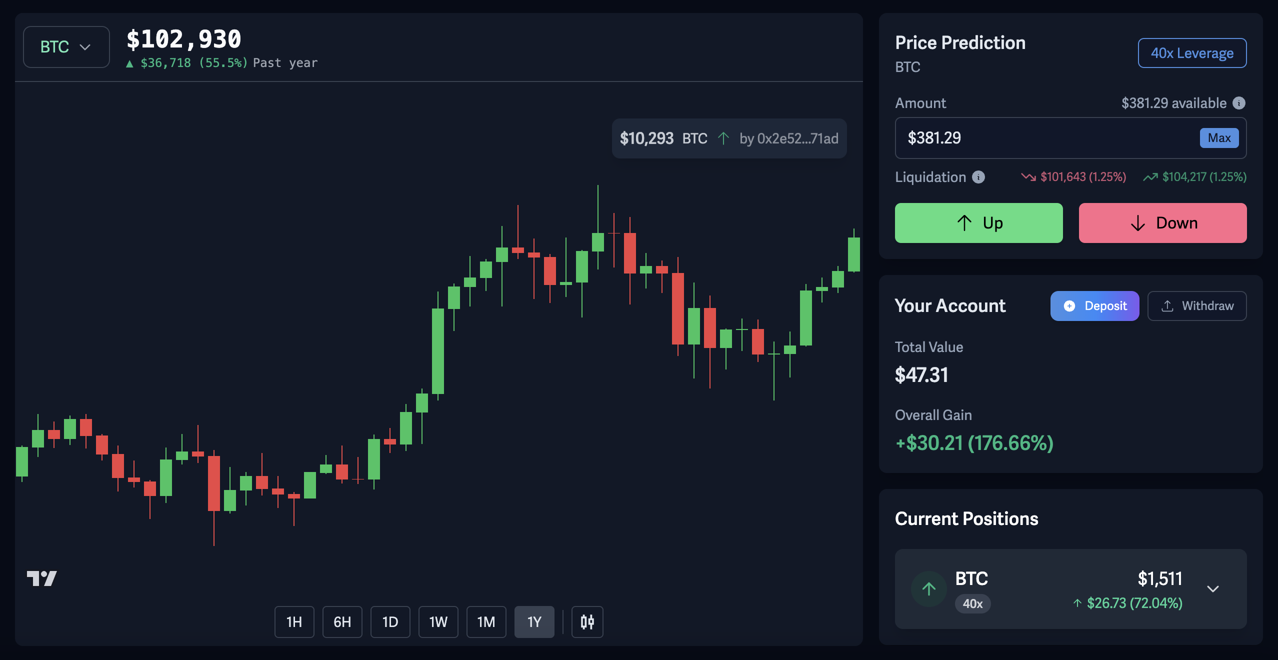 UpDown App Screenshot